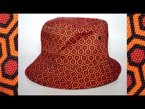 The Shining Bucket Hat Overlook Hotel Pattern SERUM-114