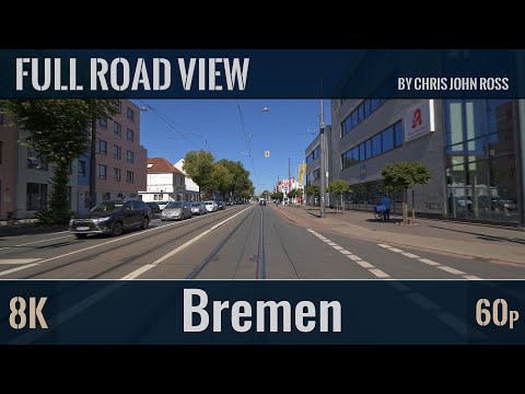 Bremen, Germany: Walle, Gröpelingen - Waller Heerstraße, Gröpelinger Heerstraße - 8K (4320p/60p) UHD
