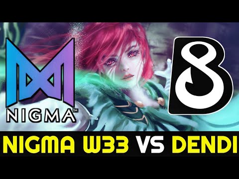 NIGMA vs B8 mid battle - W33 Signature Windranger vs DENDI Zeus 7.27 Dota 2