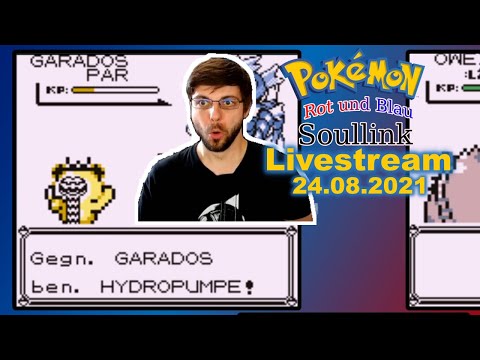 Pokemon Rot/Blau Nuzlocke Soullink | Tötliche Hydropumpe | Livestream 24.08.2021