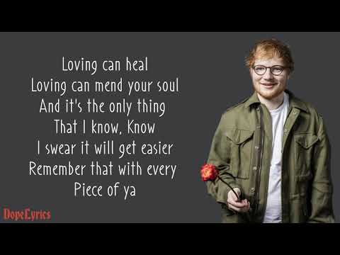 Ed Sheeran  -  Photograph   Lyrics