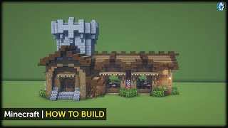 Minecraft How to Build a Medieval Stable Tutorial