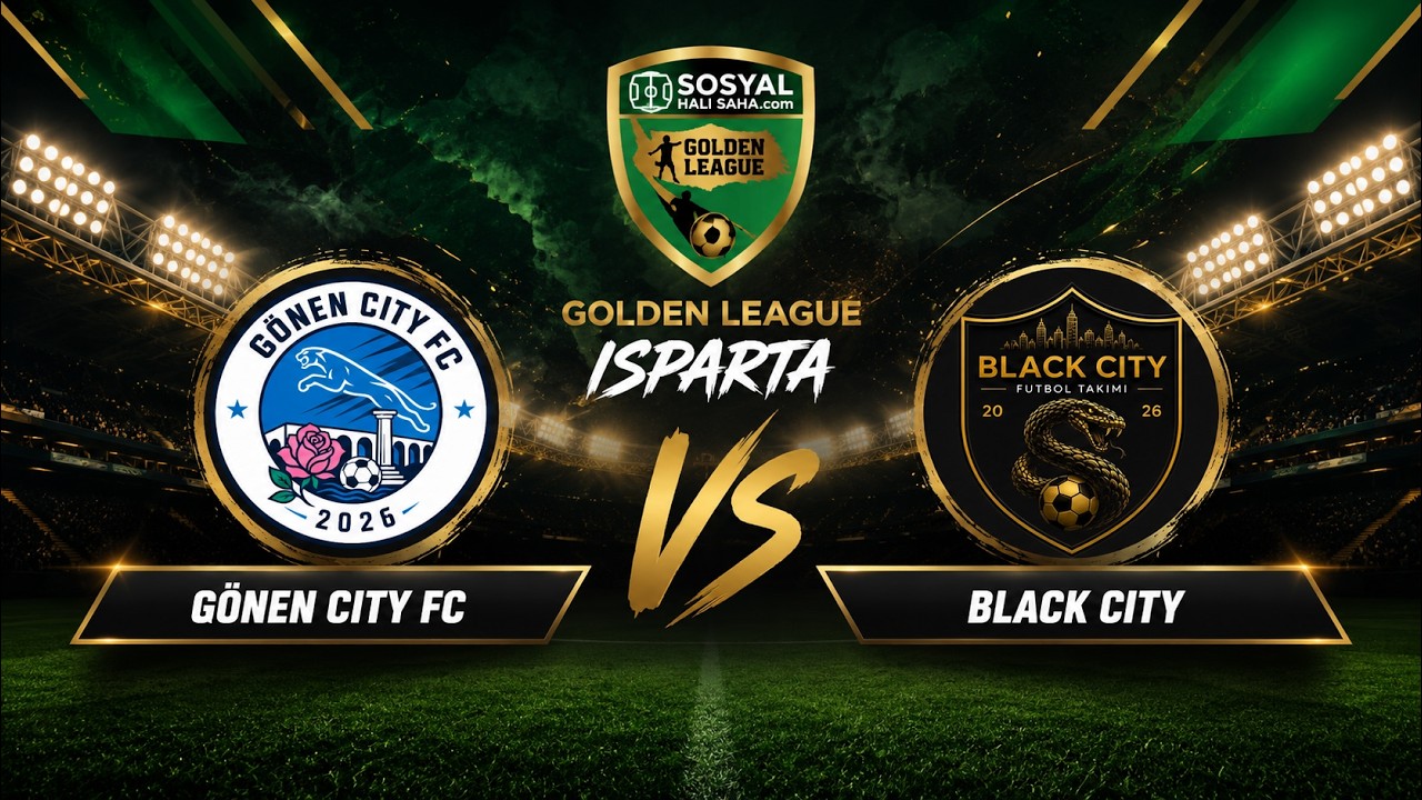 SOSYAL HALI SAHA GOLDEN LEAGUE / 2026 AÇILIŞ SEZONU / ISPARTA / BLACK CİTY - GÖNEN CİTY