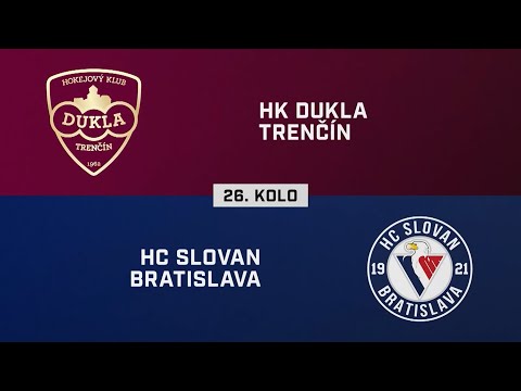 26. kolo: HK Dukla Trenčín – HC Slovan Bratislava 3:4 (HIGHLIGHTY)