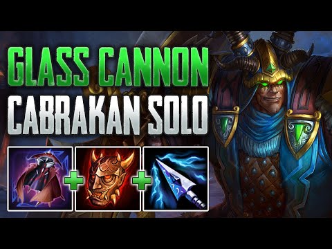 THE ULTIMATE ONE SHOT BUILD! Cabrakan Solo Gameplay (SMITE Conquest)