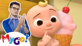 Download lagu Ice Cream Song | CoComelon Nursery Rhymes | Kids Songs | MyGo! Sign Language For Kids mp3 Download lagu Ice Cream Song | CoComelon Nursery Rhymes | Kids Songs | MyGo! Sign Language For Kids mp3