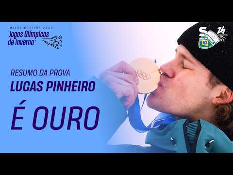 RESUMO LUCAS PINHEIRO: DESCIDAS, SAMBA E MEDALHA DE OURO | JOGOS DE INVERNO | sportv