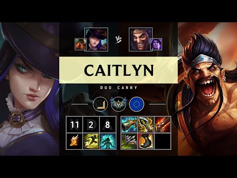 Caitlyn ADC vs Draven - EUW Challenger Patch 25.11
