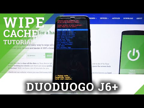 How to Wipe Cache Partition in DUODUOGO J6+ - Format Cache