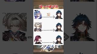 みんなの刃への呼び方#崩壊スターレイル #honkaistarrail #hsrwll #スタレ #崩スタ#starrail #shorts