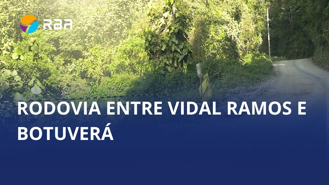 Motoristas cobram melhorias em estrada não pavimentada entre Vidal Ramos e Botuverá