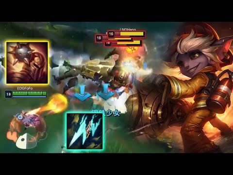 EDG FoFo : His Tristana BLOWING LPL Fan Mind