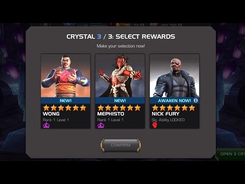 Open 3x 6-Star NEXUS & Featured 6-Star Crystal MARVEL Contest of Champions