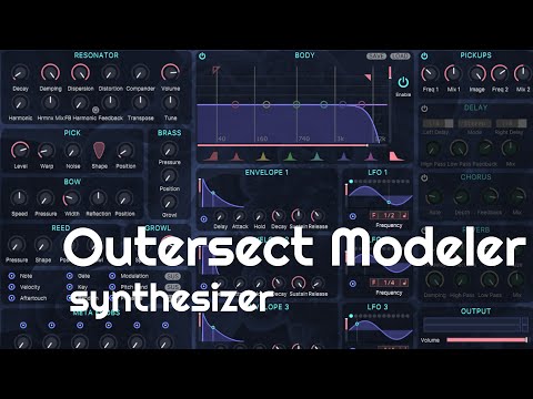 Outersect Modeler Synthesizer (No Talking)