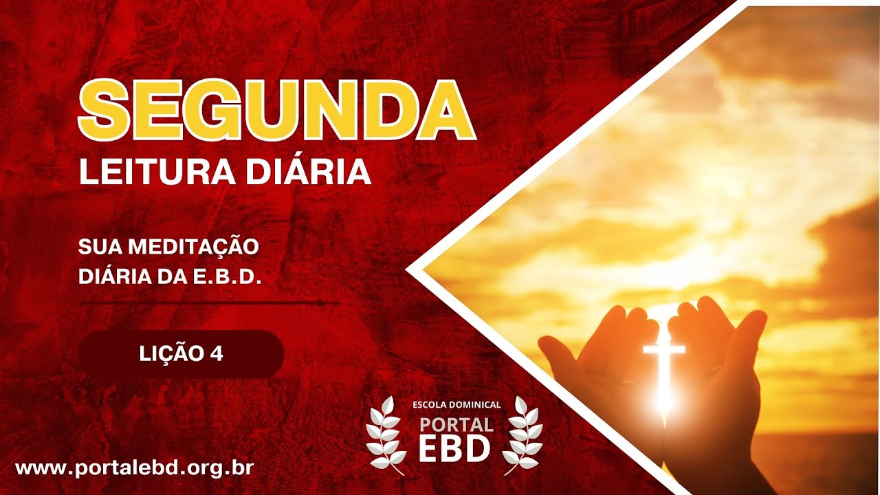 Leitura Diária - Segunda - Êx 19.5,6 - O Concerto de Horebe e a promessa de ser um povo sacerdotal
