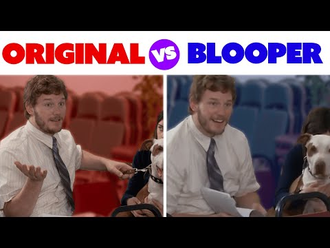 Bloopers VS The Original Scene: Parks and Recreation | Comedy Bites