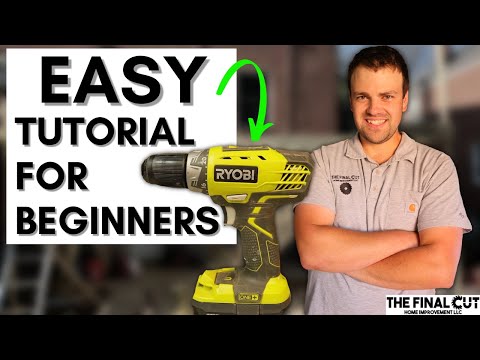 How to Use Ryobi One+ 18V Cordless Drill