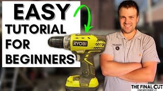 How to Use Ryobi One+ 18V Cordless Drill