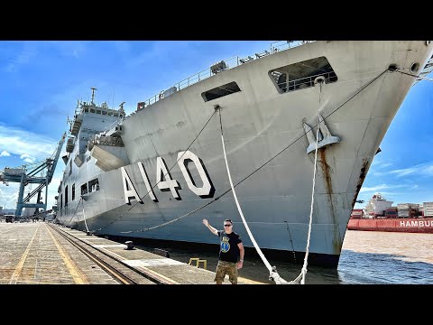 I entered the Largest WAR SHIP of the BRAZILIAN NAVY - NAM ATLÂTICO