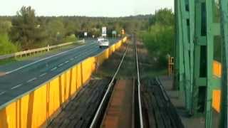 preview picture of video 'SA106 - przejazd fragmentem linii 209 od p.o. Bydgoszcz - Fordon do przejazdu na DK 80 w Strzyżawie'