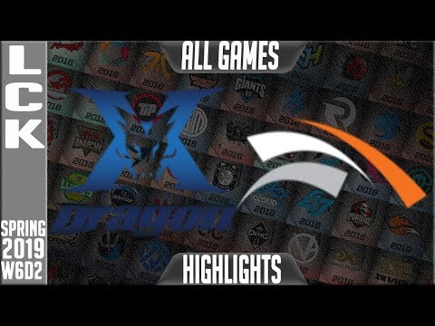 KZ vs HLE Highlights ALL GAMES LCK Spring 2019 Week 6 Day 2 King Zone DragonX vs Hanwha Life Esports