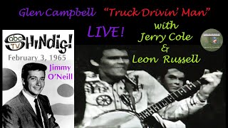 Glen Campbell &amp; Leon Russell 1965 "Truck Drivin' Man" Shindig! Jerry Cole