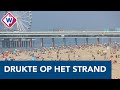 Drukte op stranden tijdens Hemelvaart