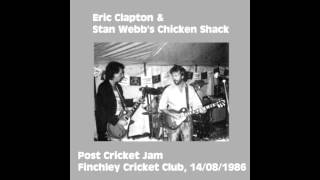 Eric Clapton & Stan Webb's Chicken Shack - The Thrill is Gone ( Post Cricket Jam ) 1986