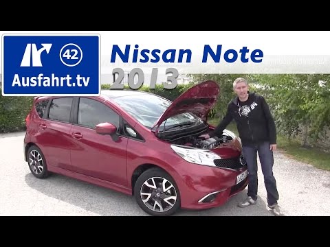 2013 Nissan Note 1.2 DIG-S Fahrbericht der Probefahrt Test Review E13