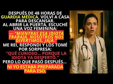 Al volver temprano de la clínica, escuché：＂Mientras ella trabaja, nosotros nos divertimos, jaj