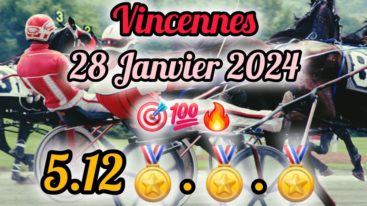 ♦️Direction Quinte demain Vincennes🎖28/01/2025