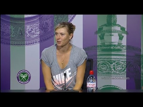 Maria Sharapova First Round Press Conference