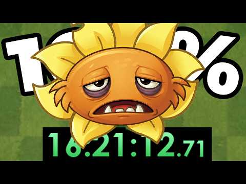 I Tried 100% Speedrunning Plants vs Zombies 2