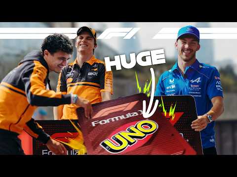 Giant UNO Challenge! Feat. Lando, Oscar & Pierre
