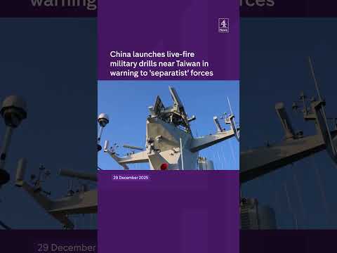 China launches live-fire military drills near Taiwan in warning to 'separatist' forces