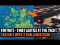 Fortnite -  Floaties at The Yacht - Season 3 week 2 challenge