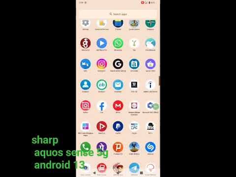 Sharp Aquos Sense 5G updated to Android 13