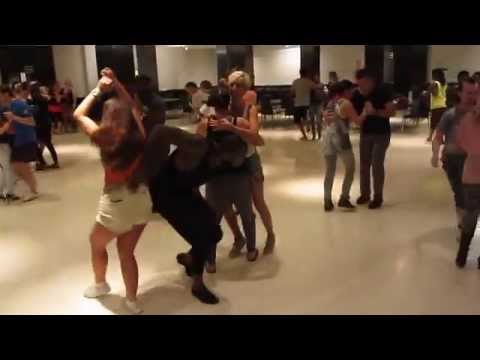 TONY PIRATA & SOPHIE FOX semba workshop all people dancing AFROFESTIVAL COSTA DEL SOL 2014
