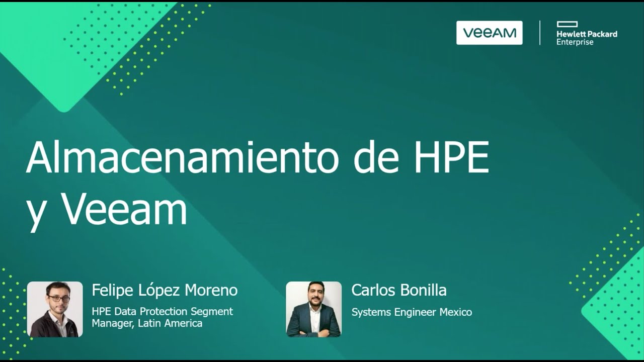 Digital Tech Talk Veeam & HPE video