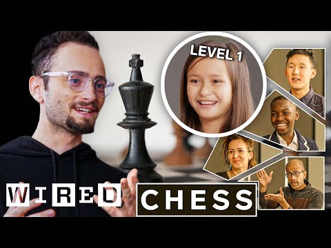 Chess Pro Explains Chess in 5 Levels of Difficulty (ft. GothamChess) | WIRED