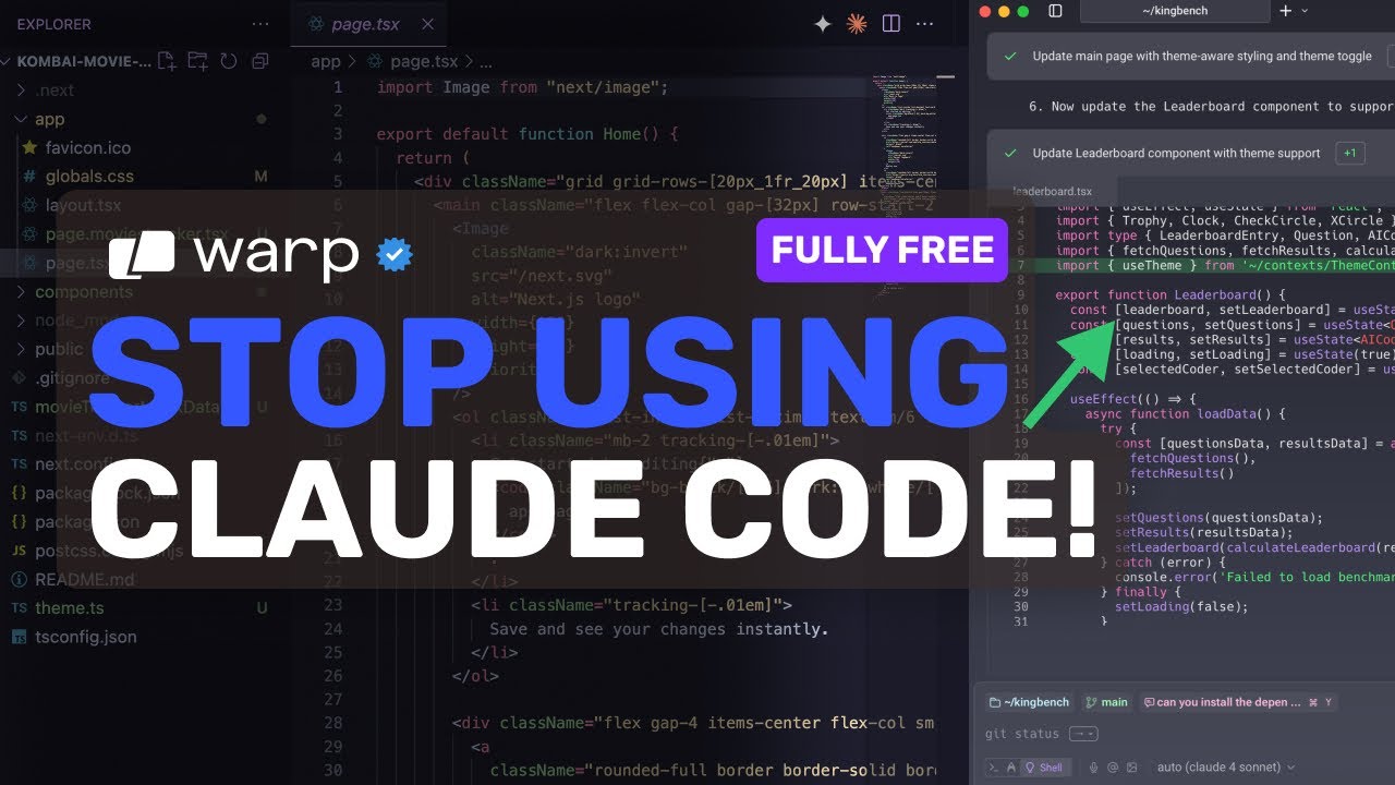 STOP Using Claude Code, THIS Alternative is WAY BETTER & FREE!
