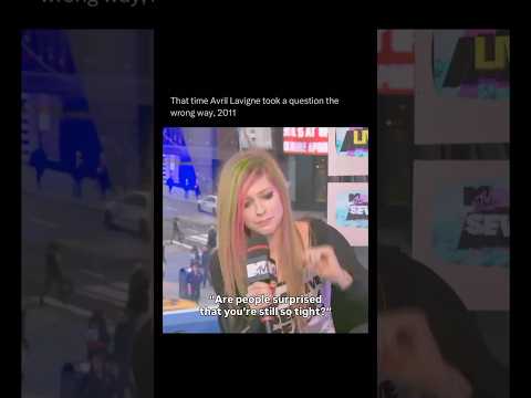 Thumbnail for Avril Lavigne being interviewed by MTV (2011) #avrillavigne #mtv #2010s by Avril Lavigne
