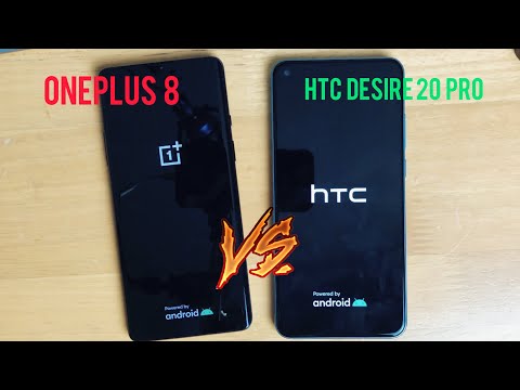 Oneplus 8 vs Htc Desire 20 Pro | SPEEDTEST