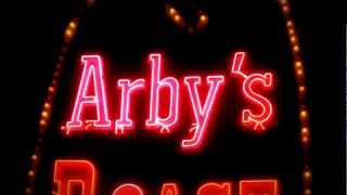 preview picture of video 'Vintage Neon Arby's Sign Still Functioning In Hillside Il.'