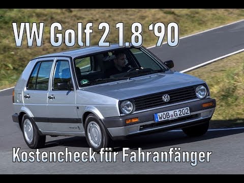 VW Golf 2 1.8 KAT (1990) Unterhaltskosten Fahranfänger | Gebrauchtwagen