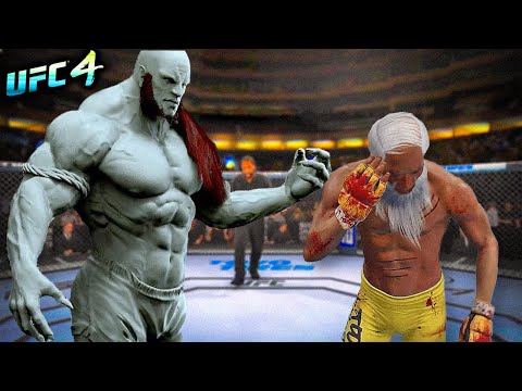 Old Bruce Lee vs. Super Warrior (EA sports UFC 4)