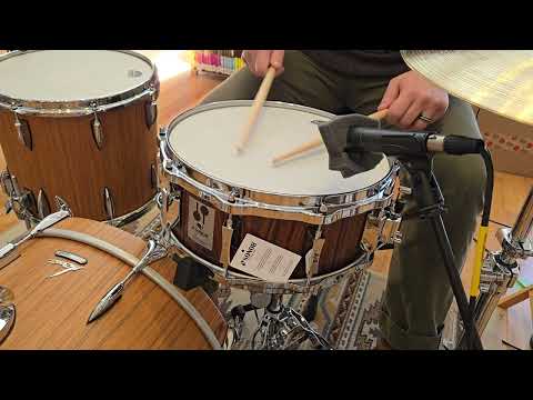 Snares - Sonor Phonic Beech Reissue 5.75x14 Rosewood Snare Drum image 9