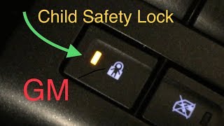 Child safety Locks Yukon, Tahoe, Suburban: How to turn on / Off Child safety Locks GM Chevy GMC