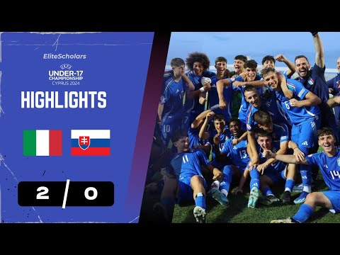 Italy vs Slovakia | U17 EURO Finals Bitesize Highlights | May 24, 2024
