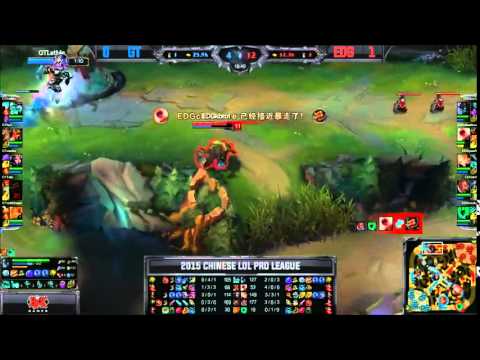 GT Xiaohu Leblanc VS EDG Deft Lucian Game 2 Highlights   2015 Spring LPL W9D3